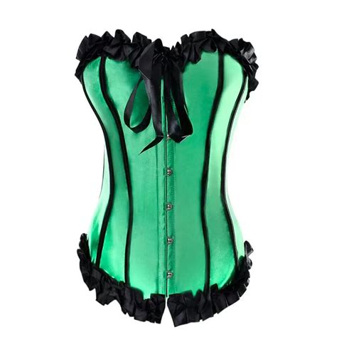 Bright Green Corset With Black Ruching Corsetsuk Corsets And