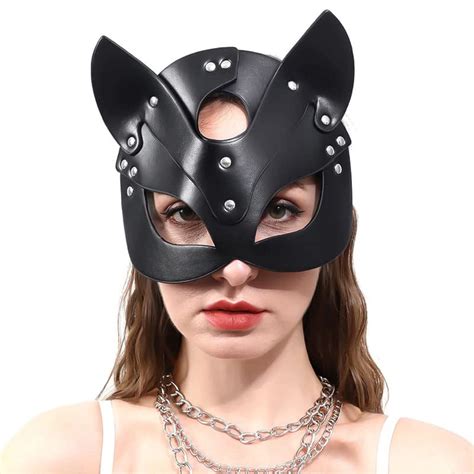 buy women leather s bunny leather cat rabbit masquerade party for cosplay halloween costume