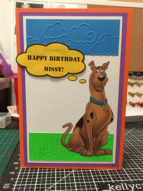 Scooby Doo Birthday Card Cool Birthday Cards Happy Birthday Greeting Card Birthday Greeting