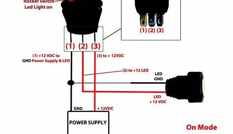 how to wire a toggle switch and push button Momentary push button