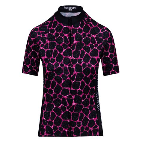 Glam Pink Short Sleeve Cycling Jersey