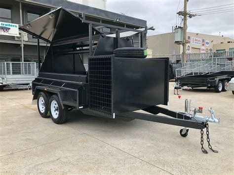 8x5 Heavy Duty Tandem Tradesman Trailer With 750mm Toolbox Top Tradie