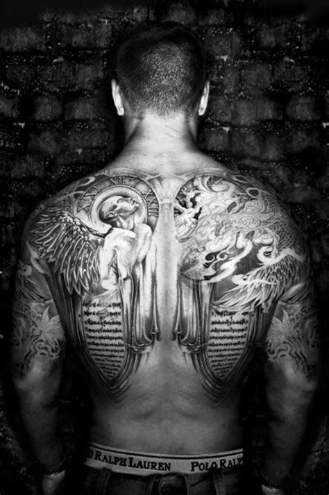 Amazing Back Tattoo Design For Men ⚓️ Tattoos ⚓️