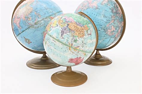 Small Vintage Globe World Scholar Series 9 Inch Globe Etsy Vintage