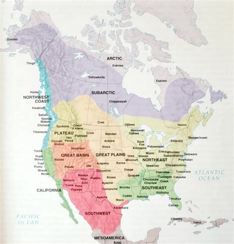 Cree Tribe Map