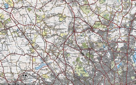 Historic Ordnance Survey Map Of Finchley 1920