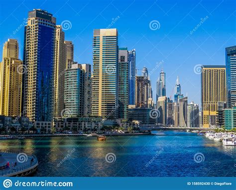 Dubai Marina United Arab Emirates Stock Photo Image Of