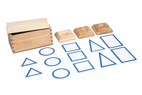 Montessori Materials Geometric Solids With Bases And Planes