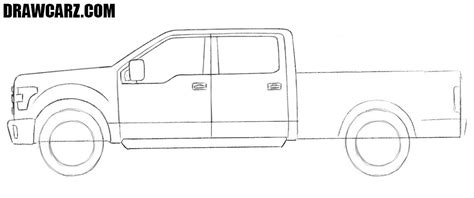How To Draw A Ford Truck