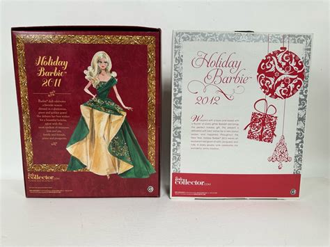 2011 And 2012 Holiday Barbies Mattel Barbie Collector Series 20102011 New In Box W3465t7914