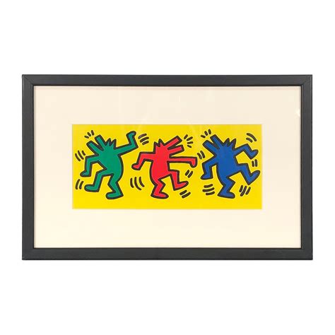 Keith Haring Dance 1998 Offset Lithograph Andy Warhol And Keith