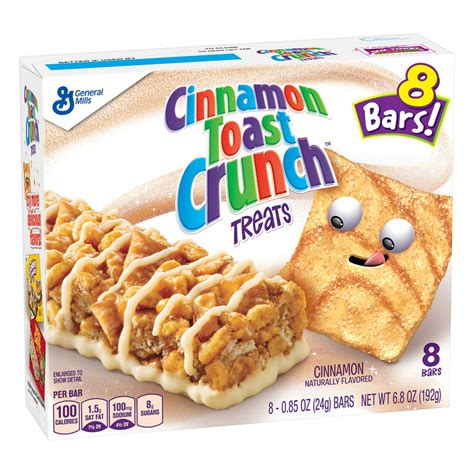 3 Pack Cinnamon Toast Crunch Treats 8 Bars 68 Oz Box