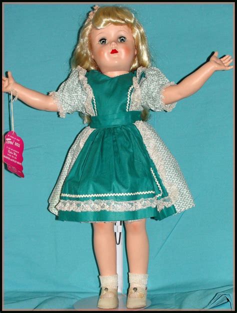 Gorgeous P Ideal Toni Doll All Original Panel Dress Vintage