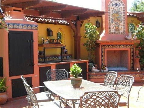 Outdoor Mexican Kitchen Mexican Home Decor Mexican Style Homes