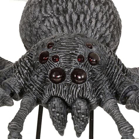 9 Ft Giant Halloween Spider Decoration Light Up Sound