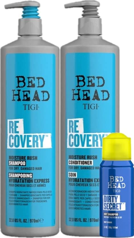 Kit TIGI Bed Head Recovery Dirty Secret Dry Beleza Na Web