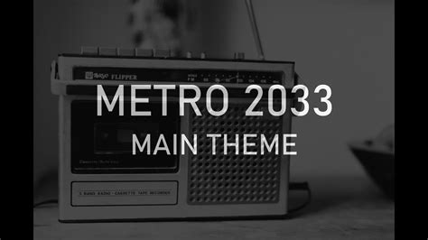 Metro 2033 Main Themeguitar Cover Youtube
