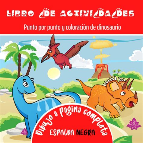 Buy Libro de actividades Punto por punto y coloración de dinosaurio