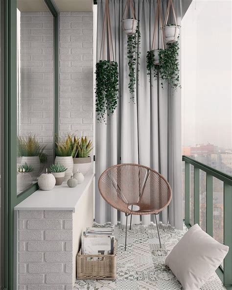 21 Cozy And Stylish Small Balcony Design Ideas Skandinavisches