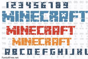 October 21, 2014 old version 1 old version 2 Minecraft Font Download - Fonts4Free
