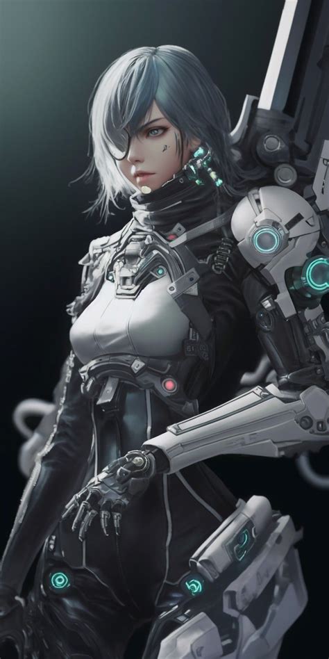 cyberpunk character cyberpunk art female robot female art character concept concept art