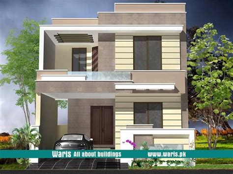 Waris House 5 Marla 3d View Elevation 25x50 In Dc Colony Gujranwala