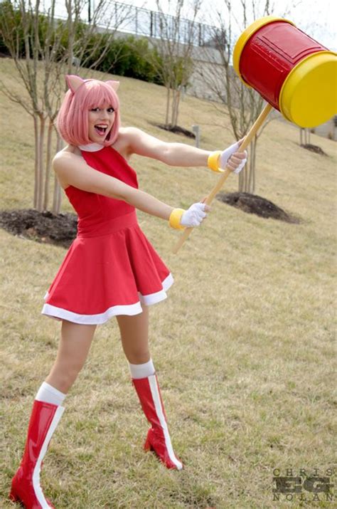 Amy Rose From Sonic The Hedgehog Cosplay Cosplay Diy Casual Cosplay