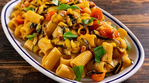 Pasta Zucchine E Pomodorini Ricetta Fatto In Casa Da Benedetta