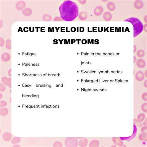 Acute Myeloid Leukemia Causes Risk Factors Symptoms Treatment