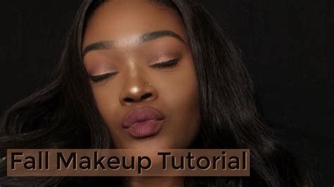 Easy Fall Makeup Tutorial 2018 Darkskin Makeup Youtube