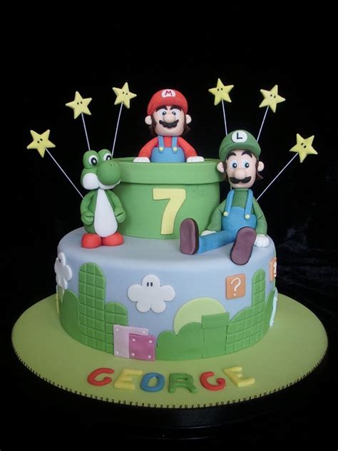 Send greetings by editing the happy birthday mario image with name and photo. 108 best Super Mario Cakes images on Pinterest