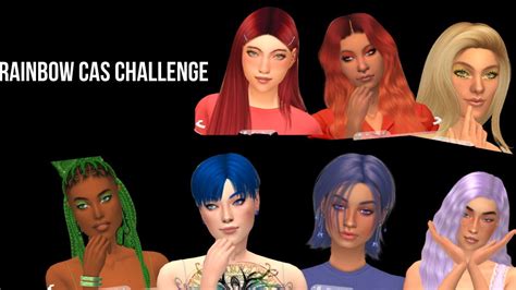 Rainbow Cas Challenge Females Youtube