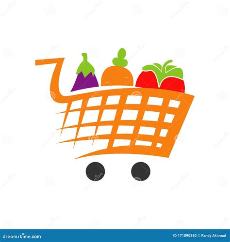 Logo For Supermarket And Mall Vector Illustration