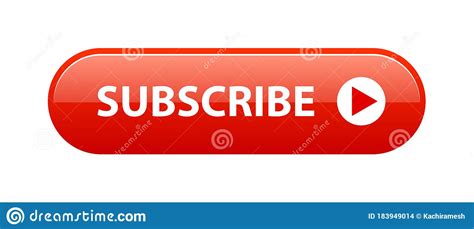 Subscribe Button Stock Vector Illustration Of Clipart 183949014