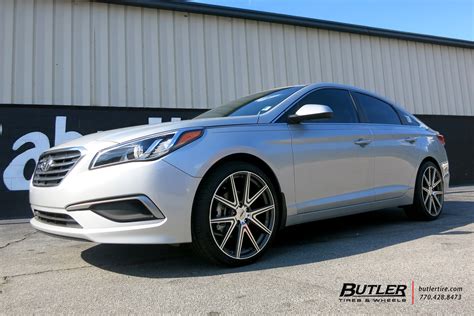 You can go after the luxurious and tasteful 22 inch wheels or opt for something bigger, for example monstrous 26 rims. Hyundai Sonata with 20in TSW Rouge Wheels exclusively from ...