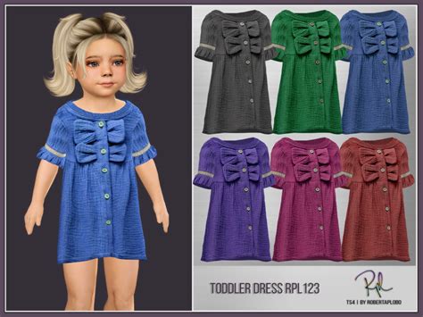 The Sims Resource Toddler Dress Rpl123