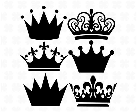 Crown Svg Cutting File King Crown Svg Queen Crown Svg Royal Etsy