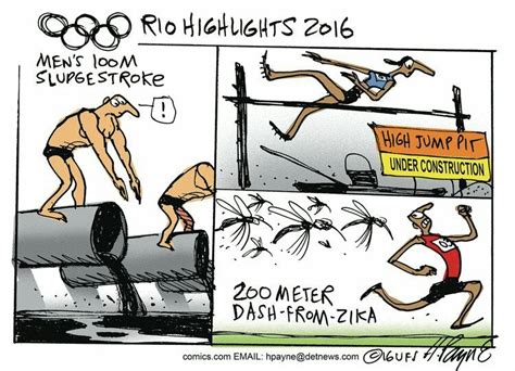 rio2016 olympics political cartoons cartoon comics