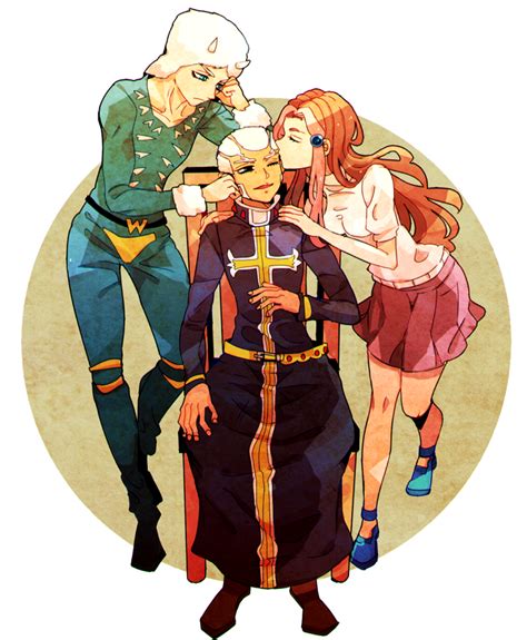 Enrico Pucci Weather Report And Perla Pucci Jojo No Kimyou Na Bouken And 1 More Drawn By