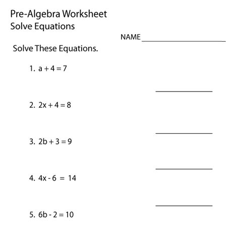 Basic Algebra Worksheets For Ks2 Free Store