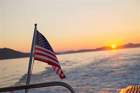 Best American Flag Sunset Stock Photos Pictures And Royalty Free Images