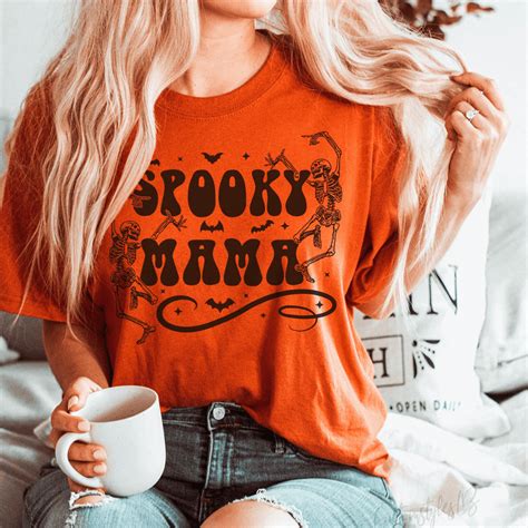 Spooky Mama Tee Peachy Sunday