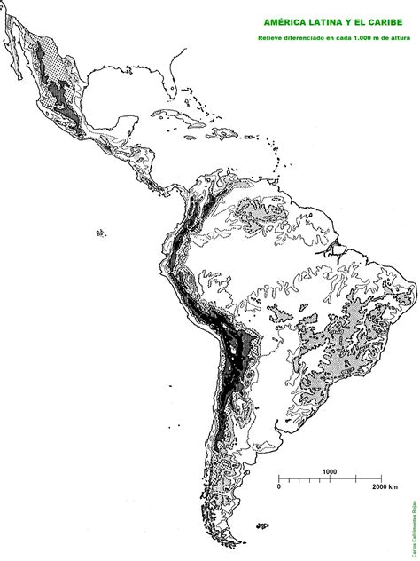 Limpiamente Precursor Paquete Mapa De Relieve America Latina Mejora