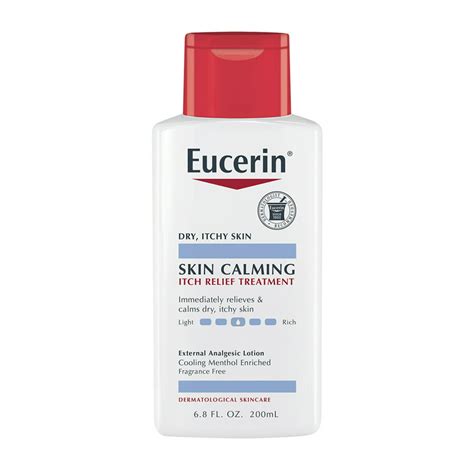 Eucerin Skin Calming Itch Relief Treatment Lotion 68 Fl Oz Walmart