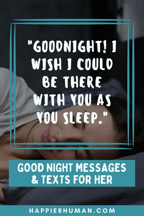 Cute Good Night Messages Texts For Her In Happier Human