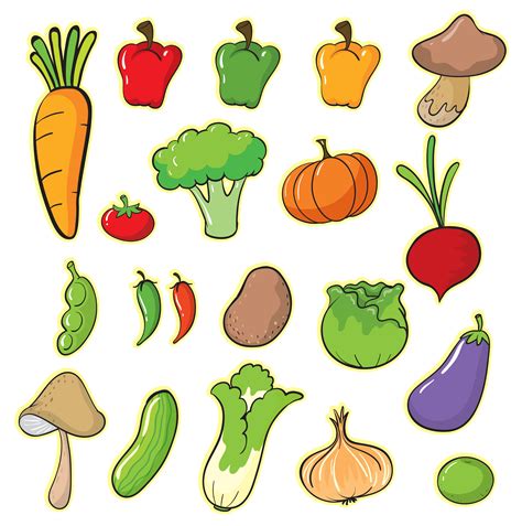Vegetable Free Vector Art 13533 Free Downloads