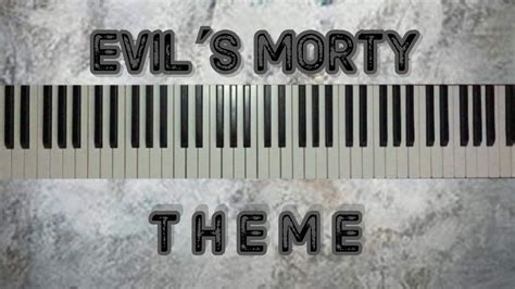 Evil Morty´s Theme Piano Cover Youtube