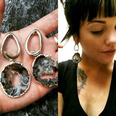Agate Geodes By Diablo Organics Body Piercing Jewelry Body Jewelry Ear Hangers