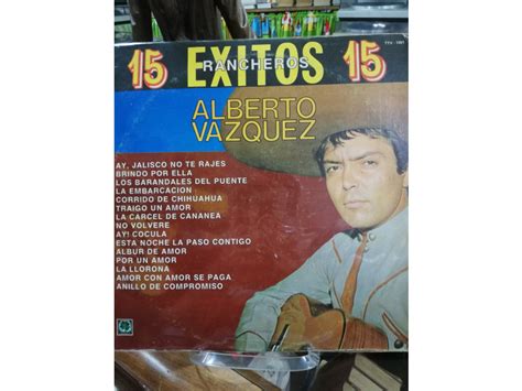 Lp Alberto Vazquez 15 Exitos Rancheros Ttv 1001 Libreria Atlas