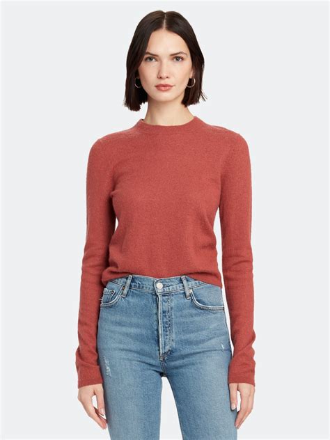 Vince Fitted Cashmere Crewneck Sweater